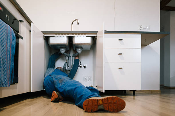Professional Plumbing technician working in West Newton, MA
